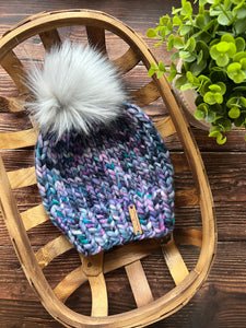 LUXURY*Child- Hand-Dyed 100% Wool Knit Hat